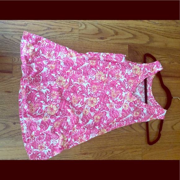 Lily Pulitzer pink floral top - Picture 1 of 2